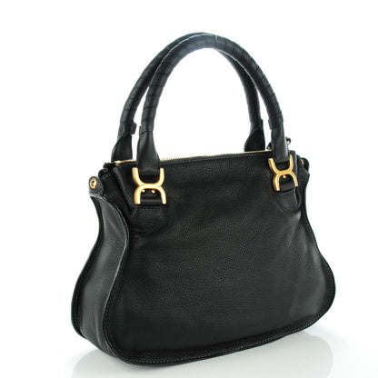 Chloe Calfskin Medium Marcie Satchel Black 3 of 8