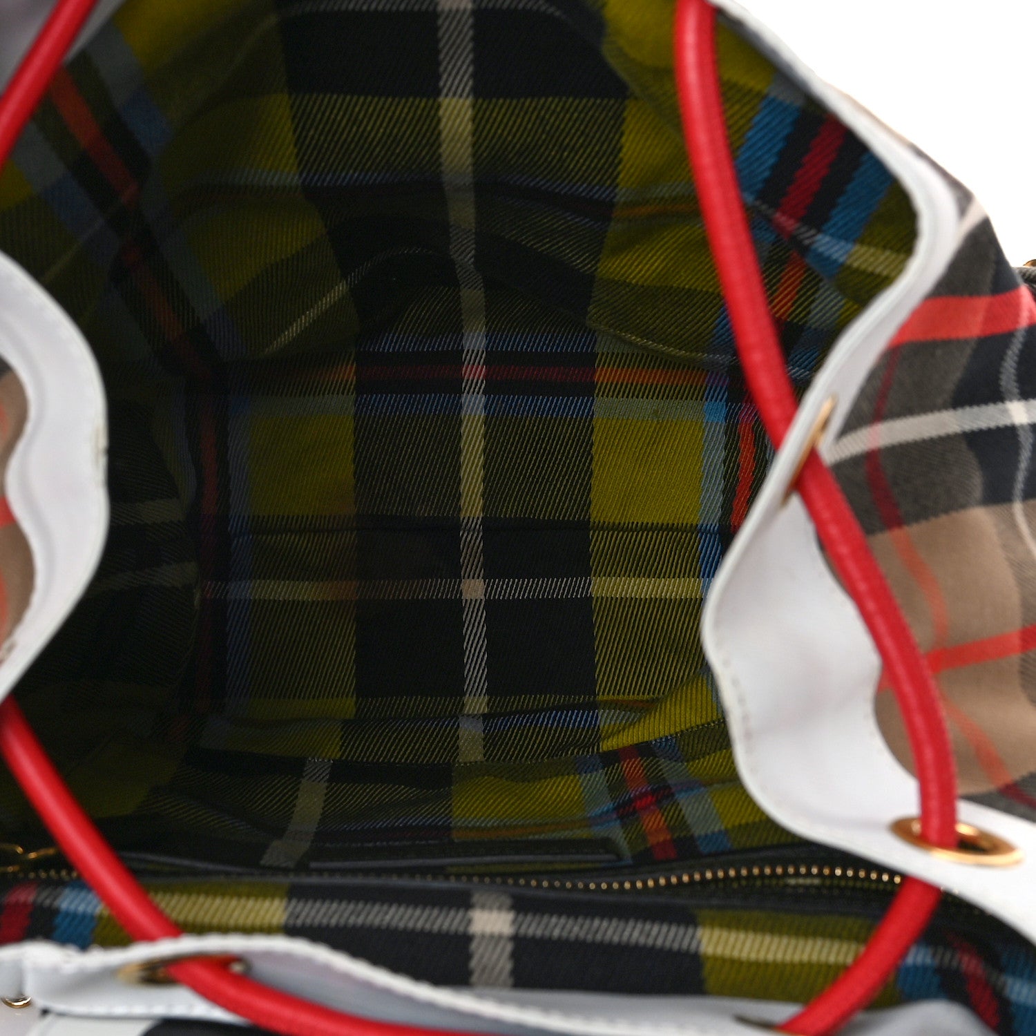 Burberry Cotton Check Small Rucksack Backpack 5 of 8