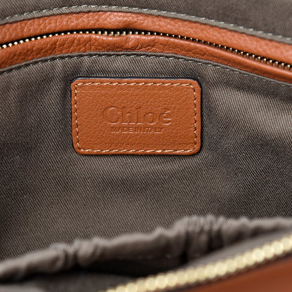 Chloe Calfskin Large Marcie Satchel Tan 5 of 12