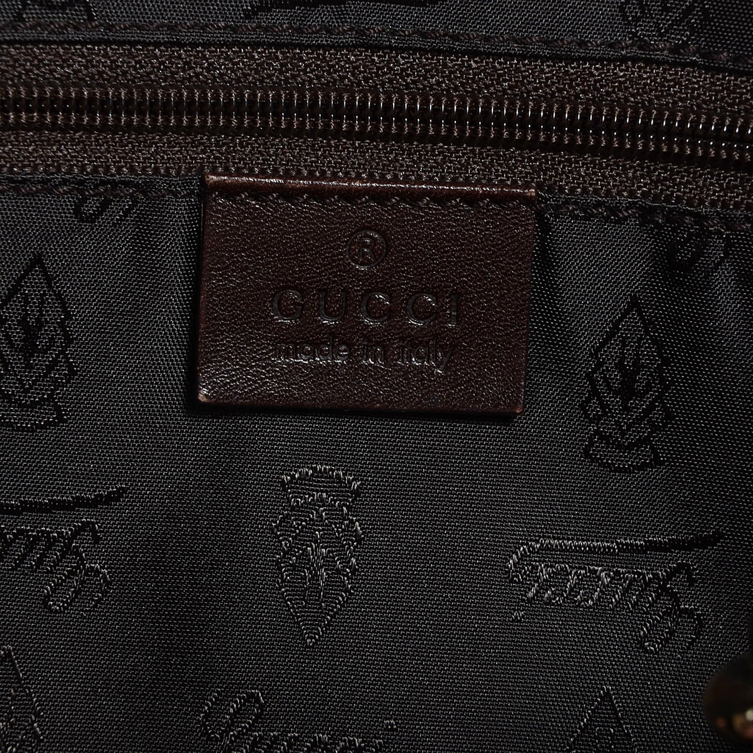 Gucci Crystal Monogram Duchessa Boston Bag Brown 6 of 7