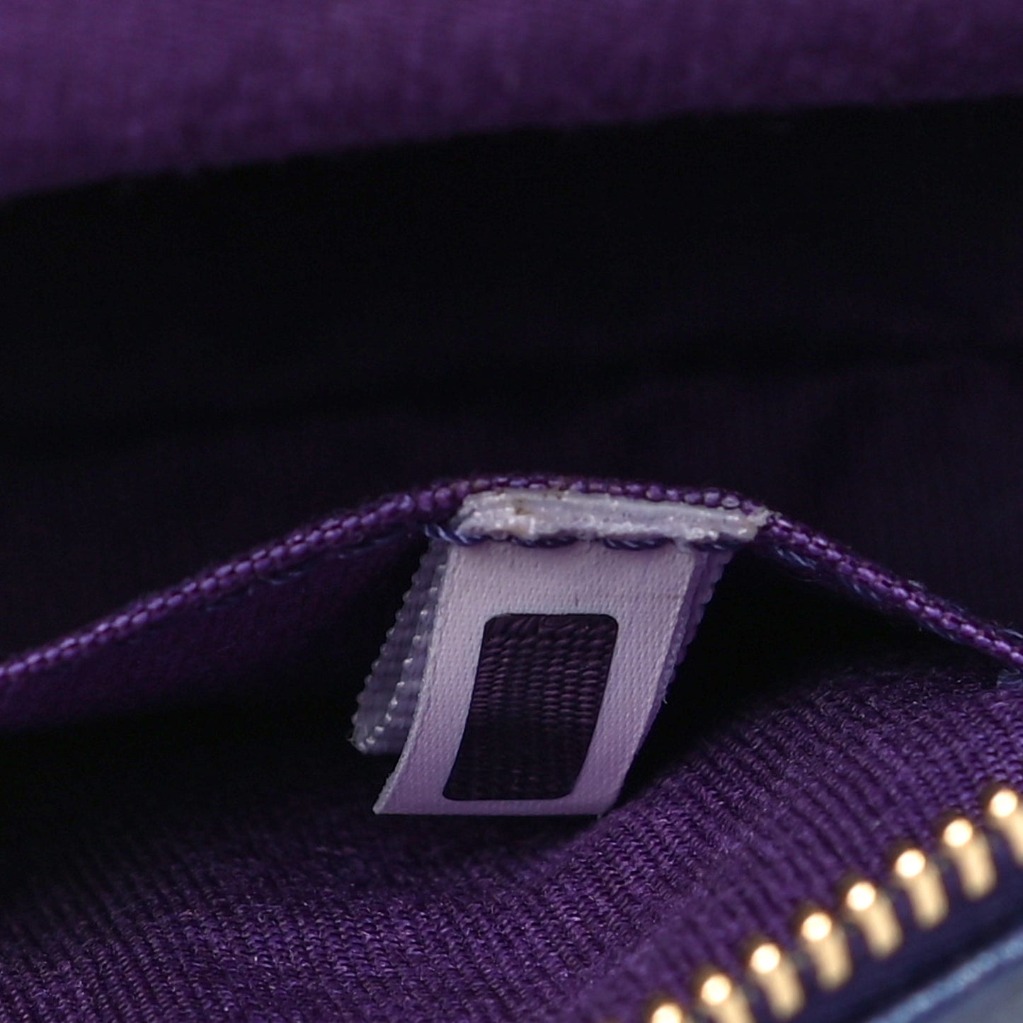 Metallic Calfskin Crossbody Bag Purple