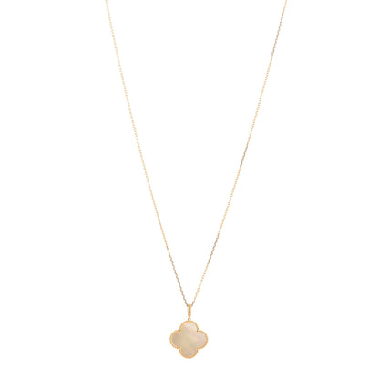 Van Cleef & Arpels 18K Yellow Gold Mother of Pearl Magic Alhambra Long Necklace 1 of 5