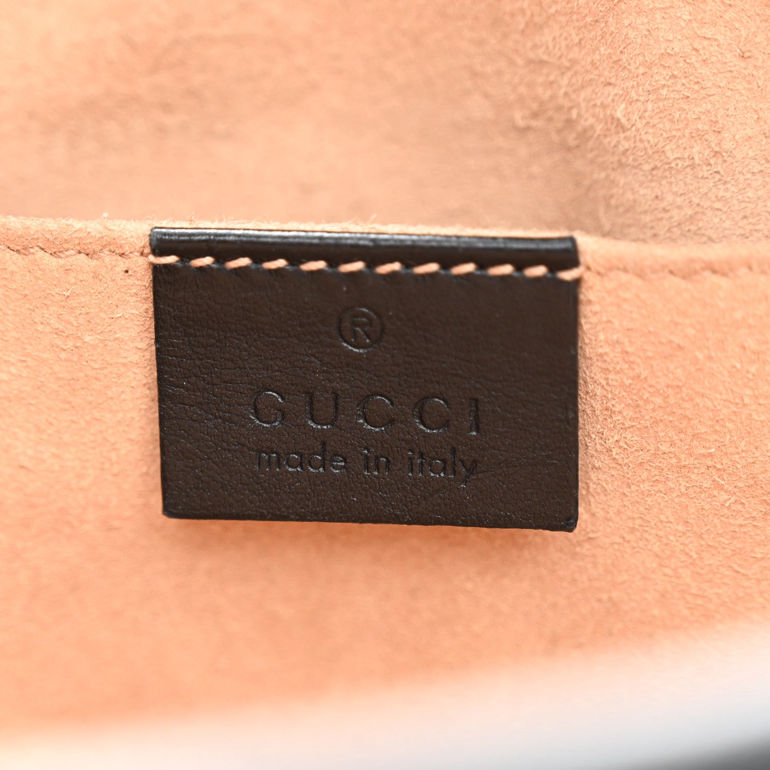 Gucci Calfskin Matelasse Small GG Marmont Chain Shoulder Bag Black 6 of 12