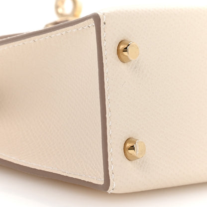 Hermes Epsom Mini Kelly Sellier 20 Craie 9 of 11