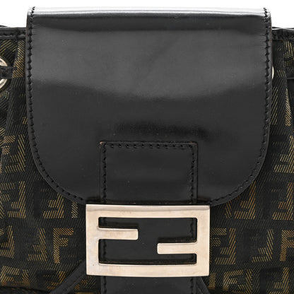 Fendi Zucca Mini Shoulder Bag Black 9 of 13