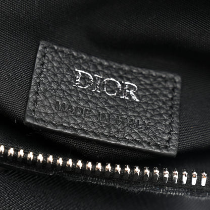 Christian Dior Oblique Mens Saddle Bag Black 10 of 17