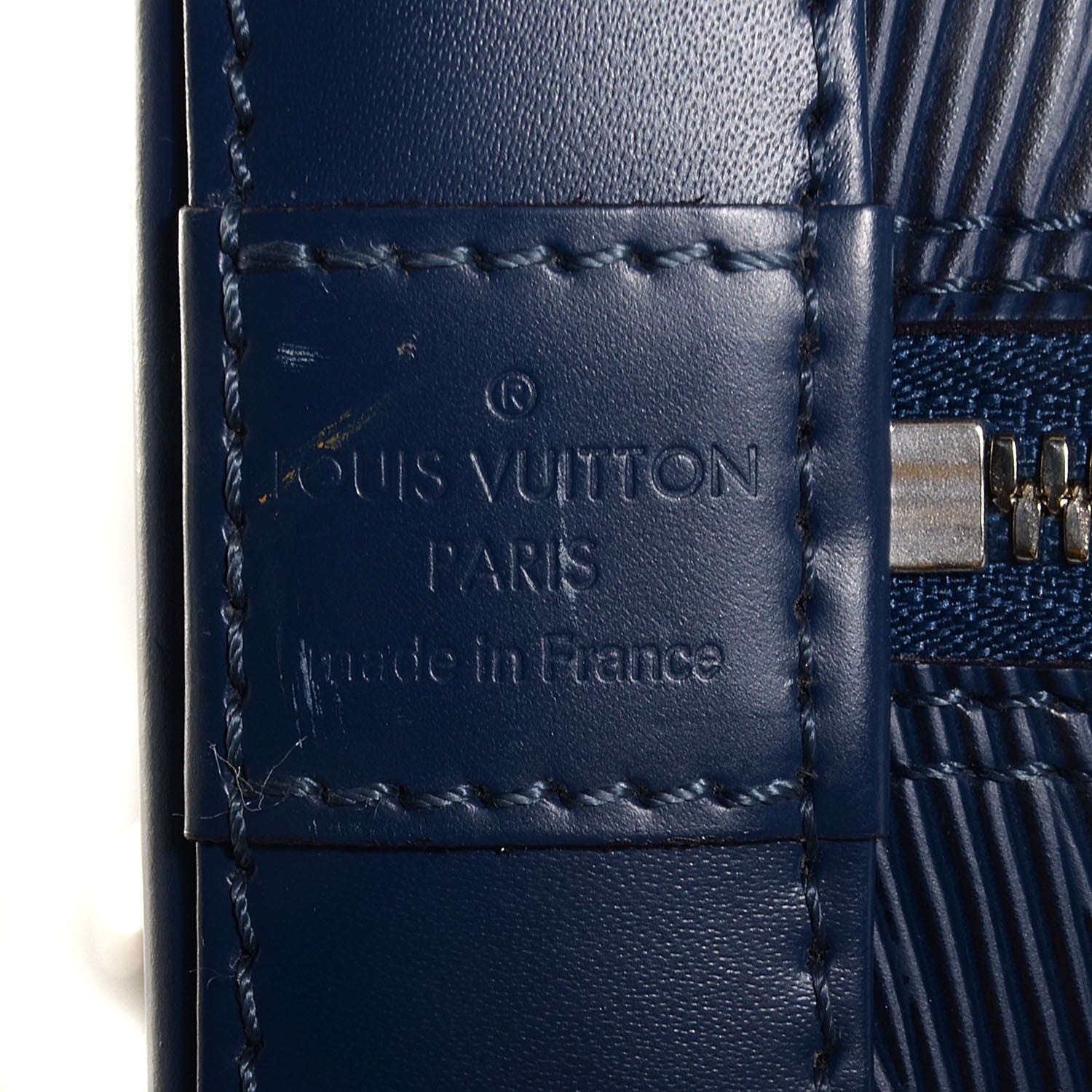 Louis Vuitton Epi Alma PM Indigo 7 of 8