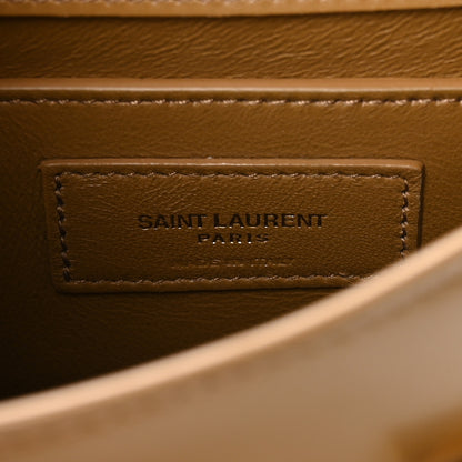 Saint Laurent Smooth Calfskin Mini Manhattan Shoulder Bag Tabac Brown 6 of 10