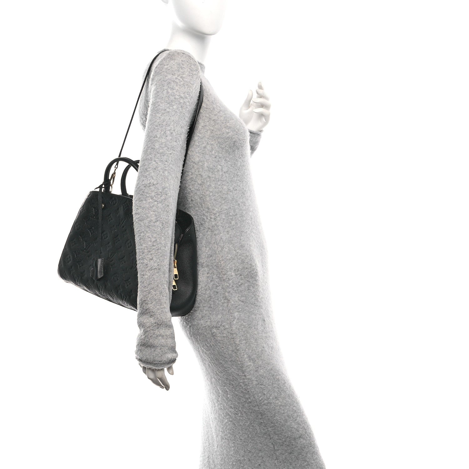 Louis Vuitton Empreinte Montaigne MM Black 2 of 10