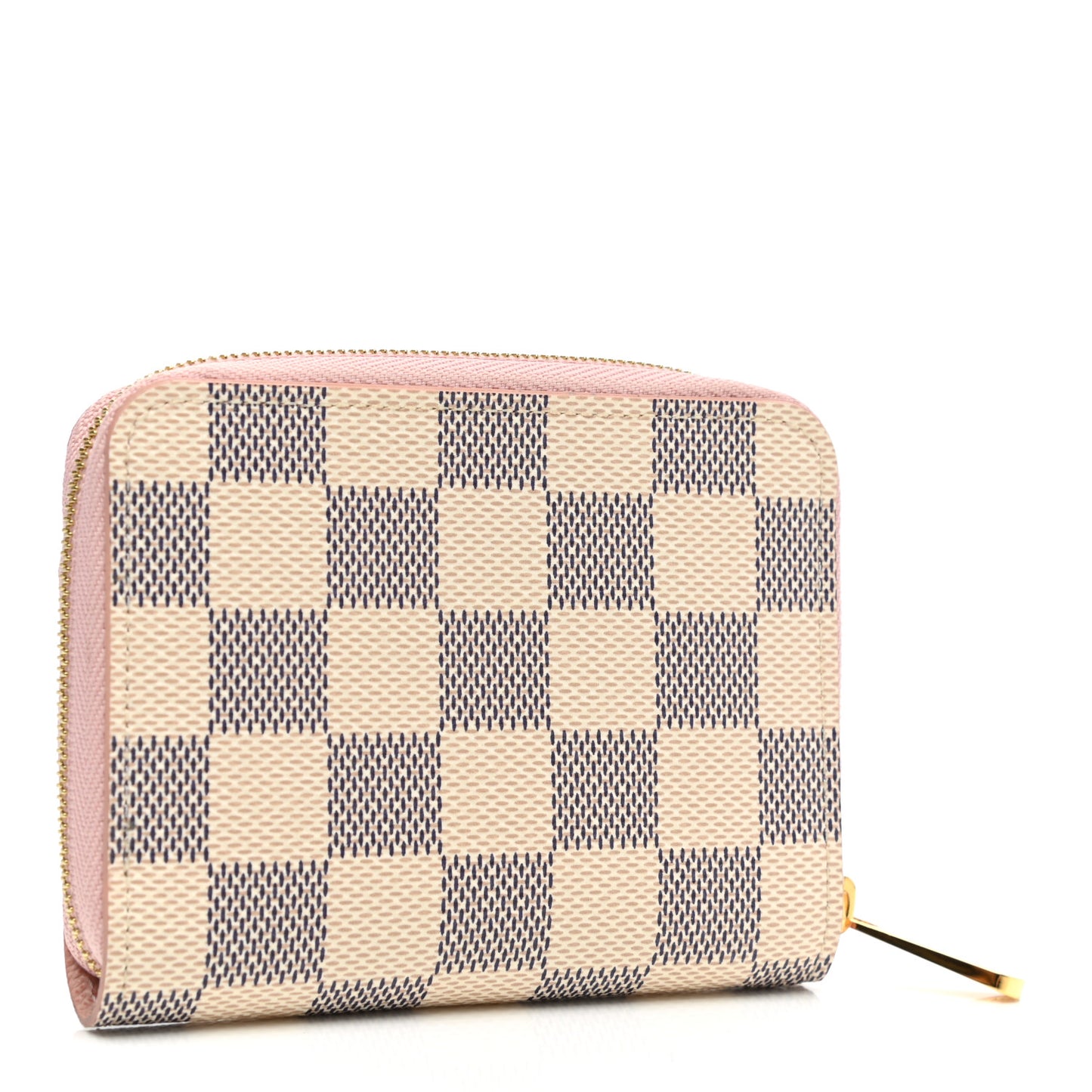 Damier Azur Zippy Coin Purse Rose Ballerine
