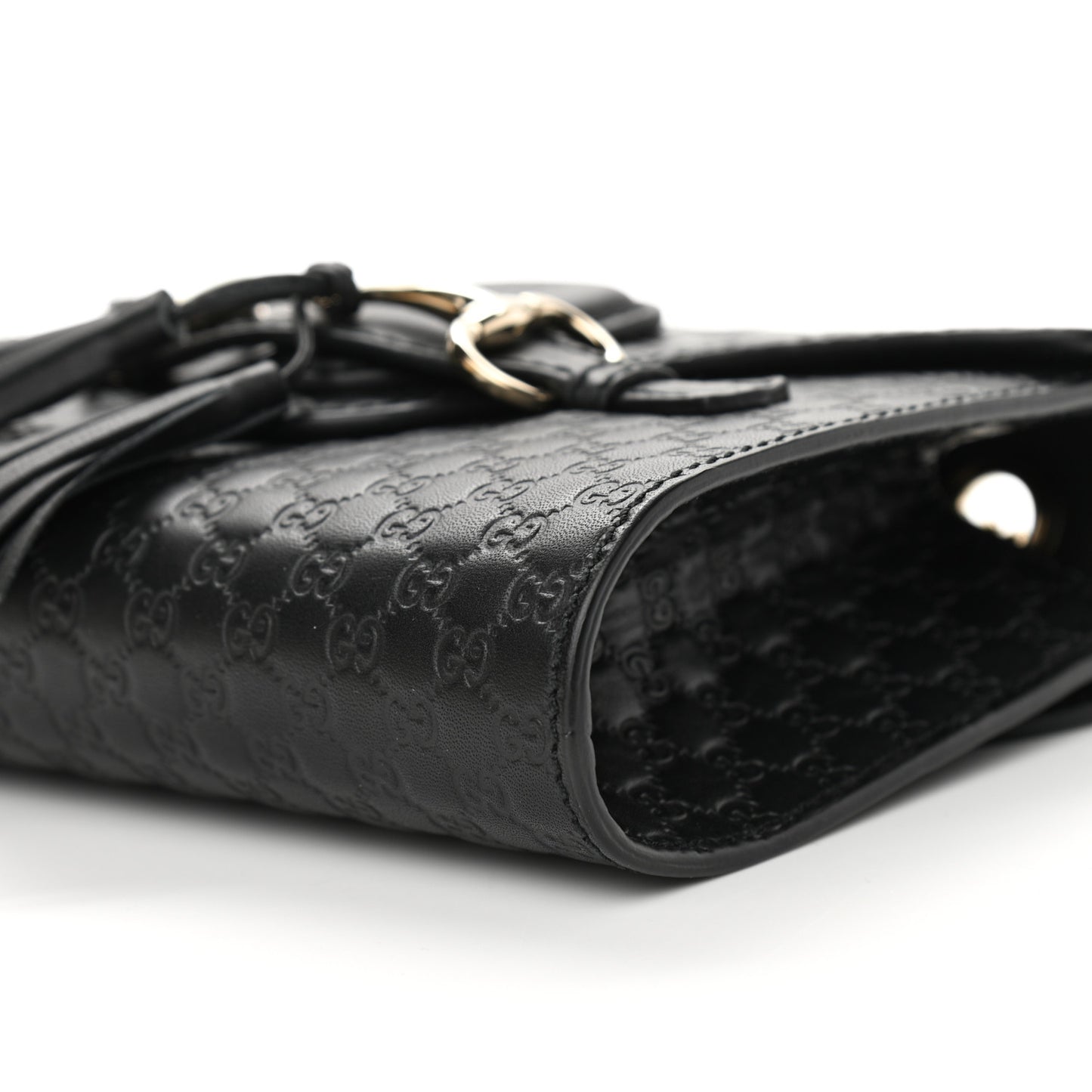 Microguccissima Mini Emily Shoulder Bag Black