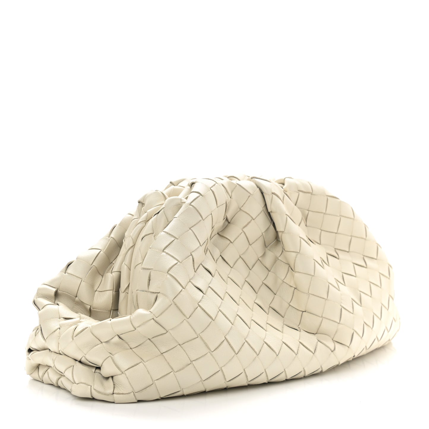 Nappa Maxi Intrecciato The Pouch Oversized Clutch Plaster