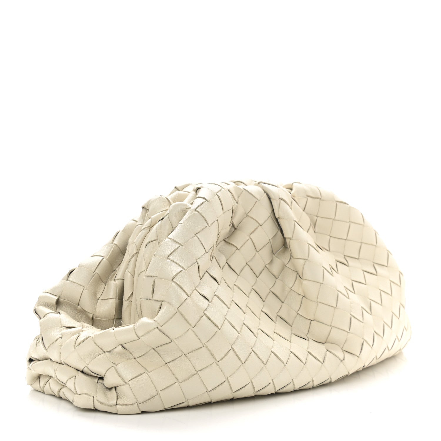 Bottega Veneta Nappa Maxi Intrecciato The Pouch Oversized Clutch Plaster 3 of 7