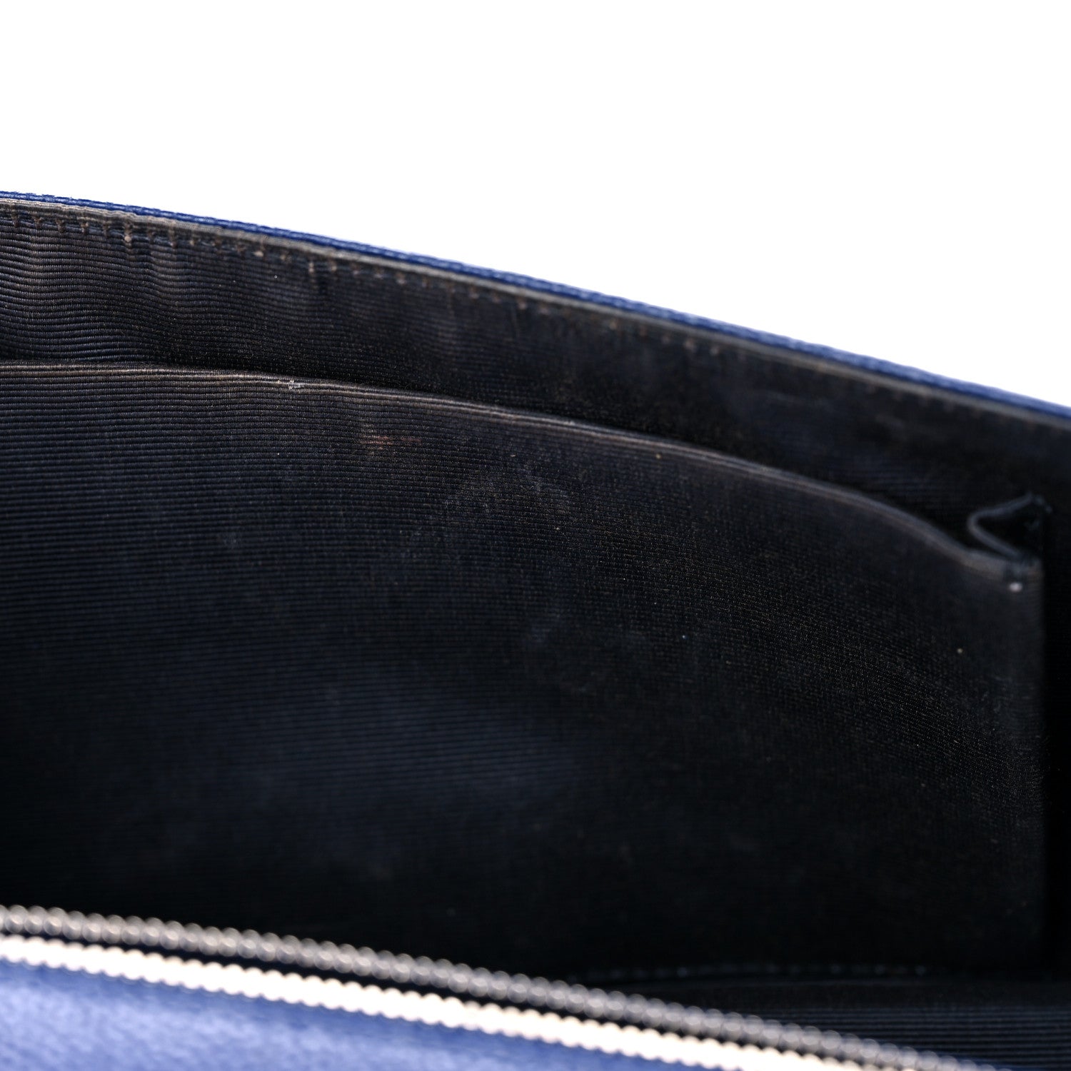 Christian Dior Grained Calfskin Medium Diorama Flap Bag Blue 10 of 15