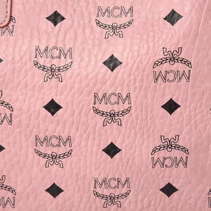 MCM Visetos Medium Liz Reversible Shopper Tote Soft Pink 18 of 21