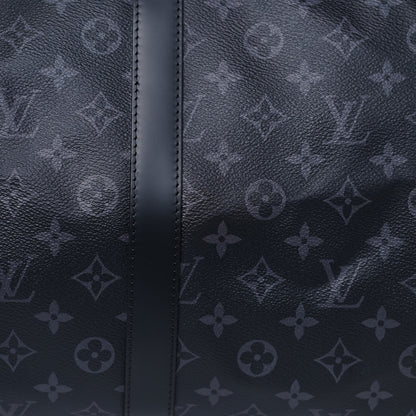 Louis Vuitton Monogram Eclipse Keepall Bandouliere 55 7 of 12