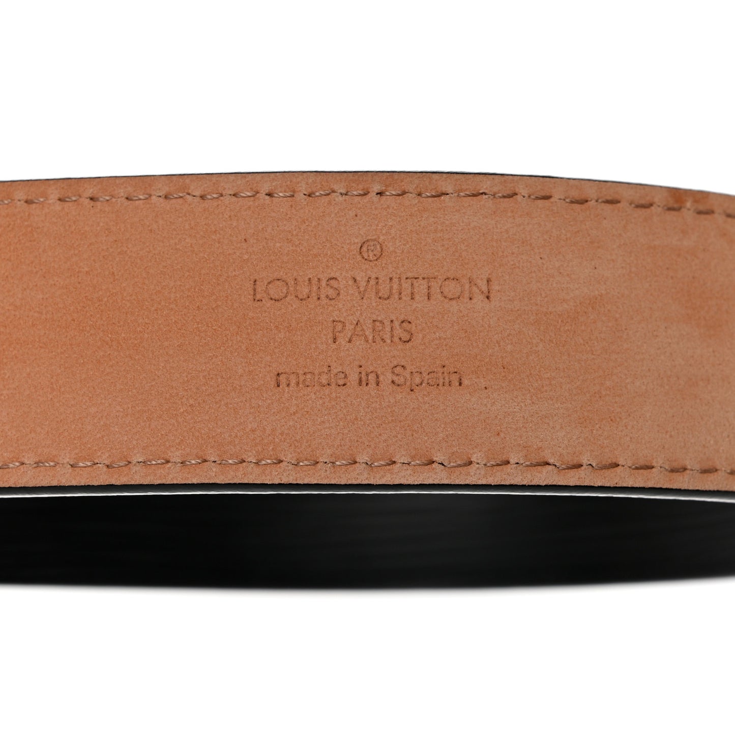 Epi 30mm LV Initiales Belt 80 32 Black