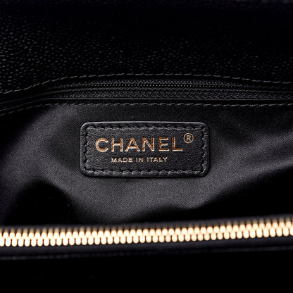 Chanel Caviar Quilted Grand Shopping Tote GST Black 5 of 10