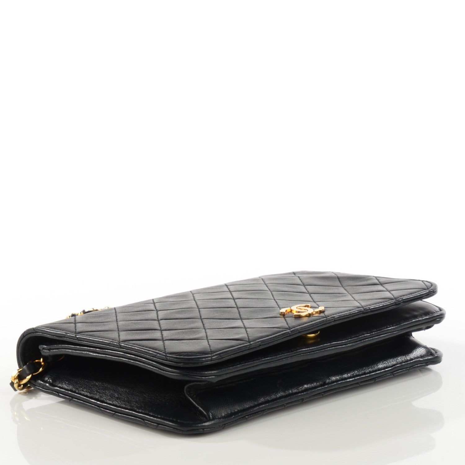 Chanel Lambskin Quilted Small Evening Flap Black 4 of 8