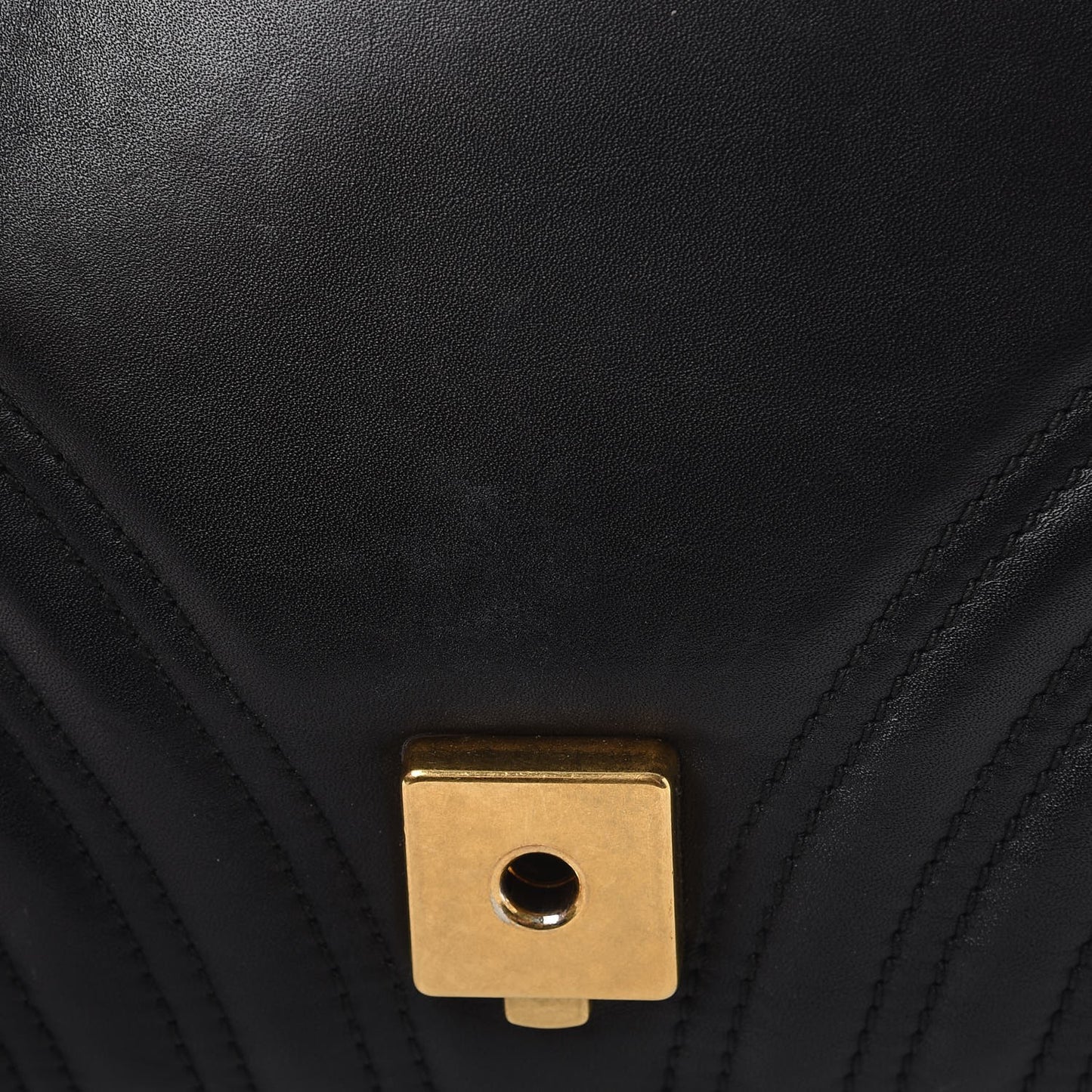 Calfskin Matelasse Small GG Marmont Shoulder Bag Black