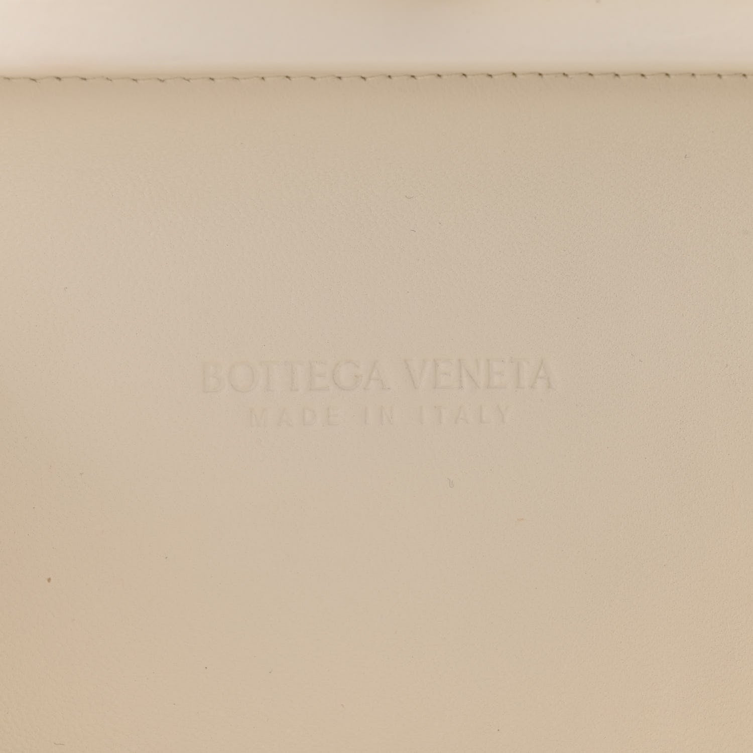 Bottega Veneta Foulard Intrecciato Minaudiere Knot Clutch Bone 6 of 9