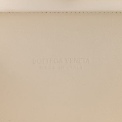 Bottega Veneta Foulard Intrecciato Minaudiere Knot Clutch Bone 6 of 9