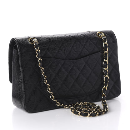 Chanel Caviar Quilted Medium Double Flap Black 3 of 11