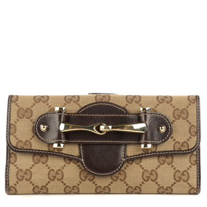 Gucci Monogram Pelham Continental Wallet Brown 1 of 6