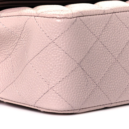 Chanel Caviar Quilted Medium Double Flap Light Pink 8 of 10