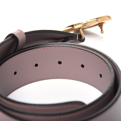 Gucci Calfskin Double G 40mm Belt 85 34 Porcelain Rose 6 of 6