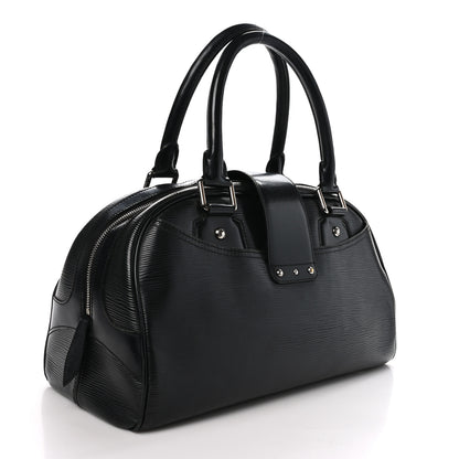 Louis Vuitton Epi Bowling Montaigne GM Black 3 of 12