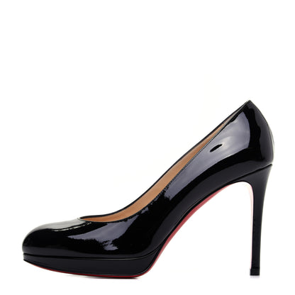 Christian Louboutin Patent New Simple 100 Pumps 36.5 Black 1 of 11