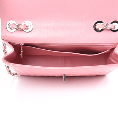 Chanel Caviar Quilted Jumbo Single Flap Pink 5 of 13