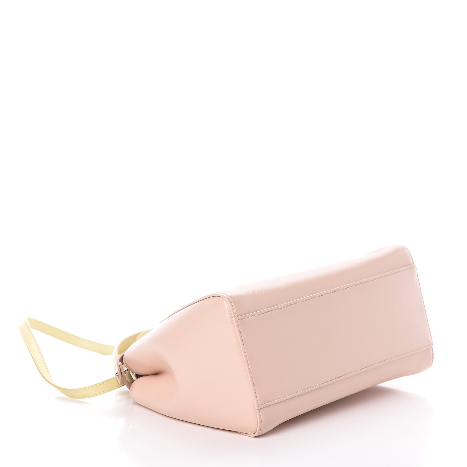 Fendi Nappa Colorblock Mini Peekaboo Iconic Satchel Plaster Banana Grigio Polvere 4 of 9