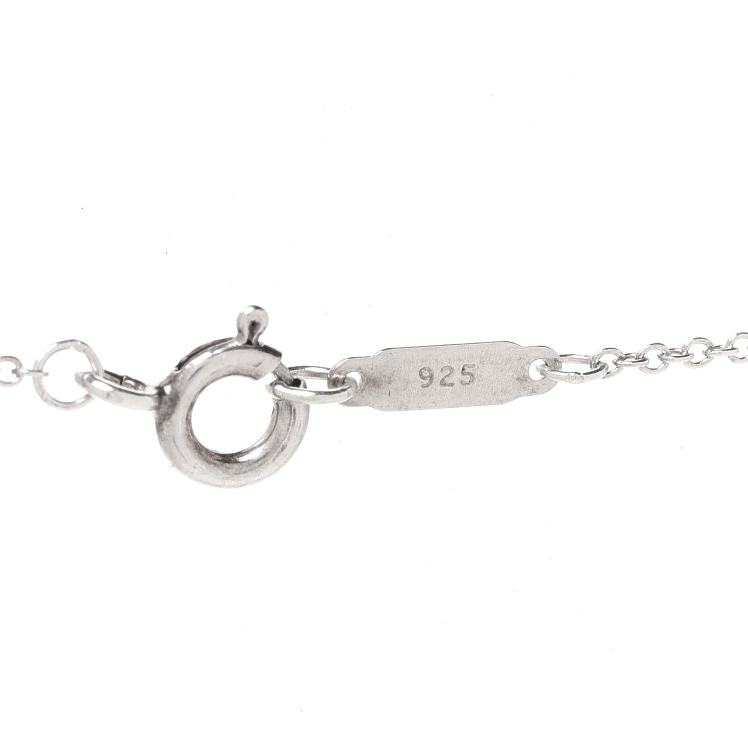 Tiffany Sterling Silver 18K Rose Gold Mini Return to Tiffany Double Heart Tag Pendant Necklace 4 of 5