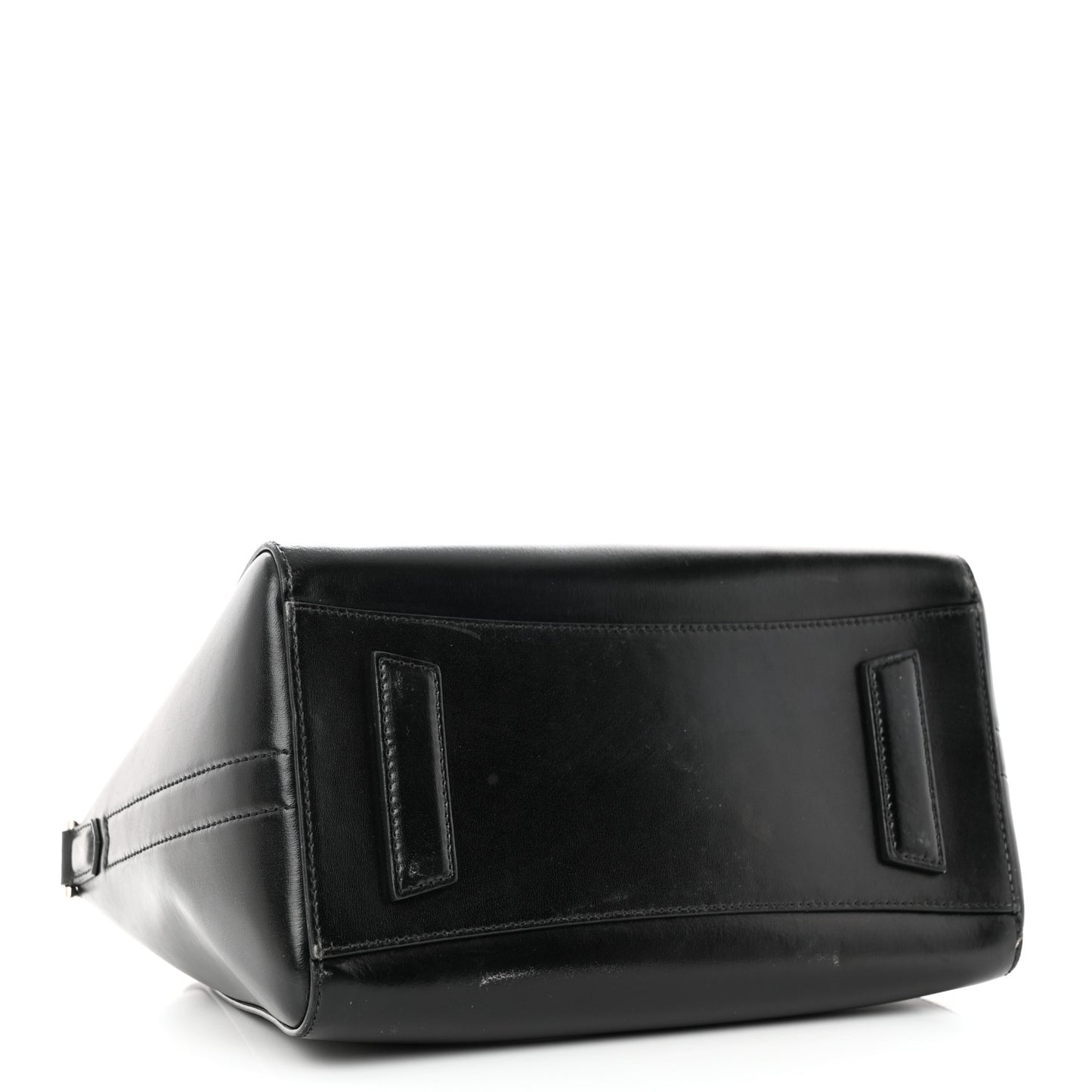 Shiny Lord Calfskin Small Antigona Black