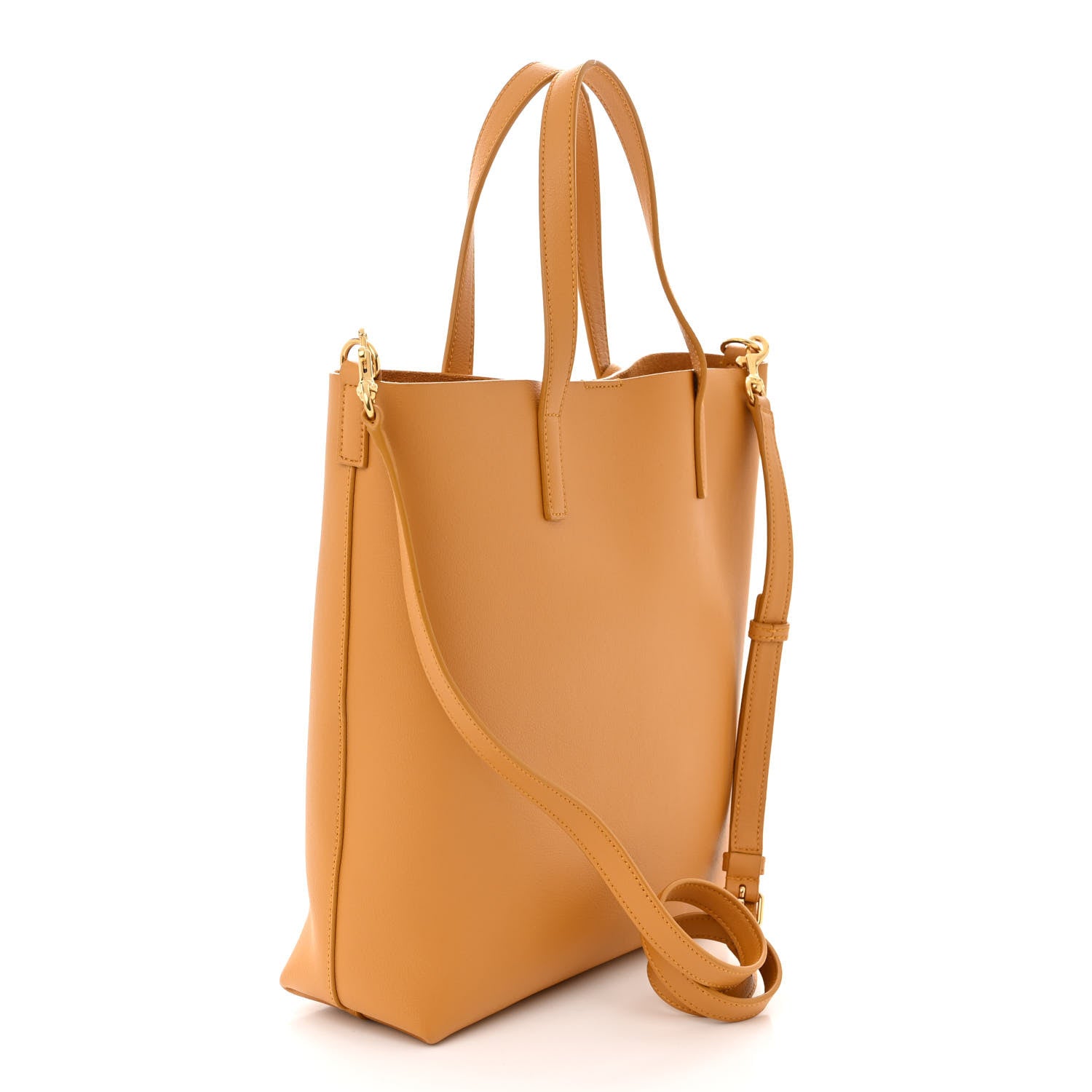 Saint Laurent Calfskin Toy Shopping Tote Cheddar 3 of 10