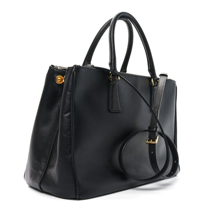 Prada Saffiano Medium Galleria Double Zip Tote Black 3 of 9
