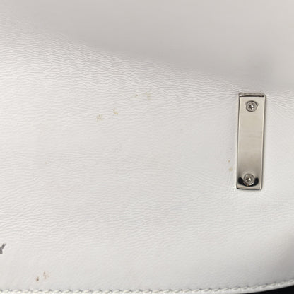 Burberry Patent Quilted Horseferry Print Small Lola Bag White 10 of 15