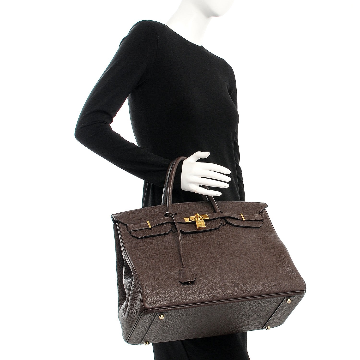 Hermes Togo Birkin 40 Chocolate 2 of 29
