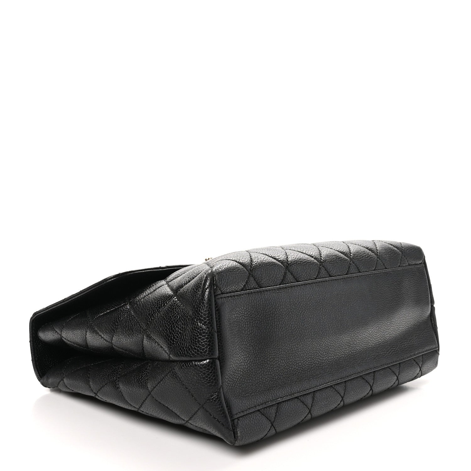 Chanel Caviar Quilted Jumbo Kelly Flap Black 4 of 11