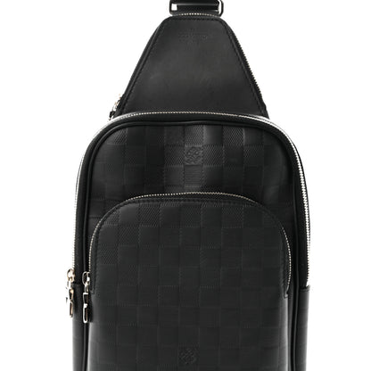 Louis Vuitton Damier Infini Avenue Sling Bag NM Onyx 7 of 10