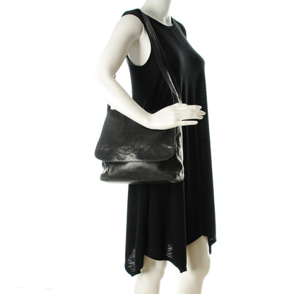 Chanel Lambskin Quilted CC Flap Shoulder Bag Black 2 of 7