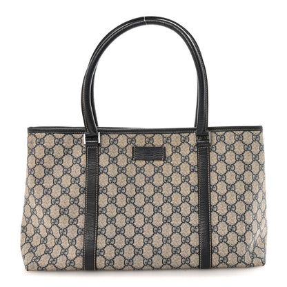 Gucci GG Plus Monogram Medium Joy Tote Navy 1 of 9
