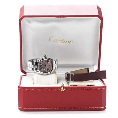 Cartier Stainless Steel 31mm Roadster Quartz Watch Pink 6 of 6