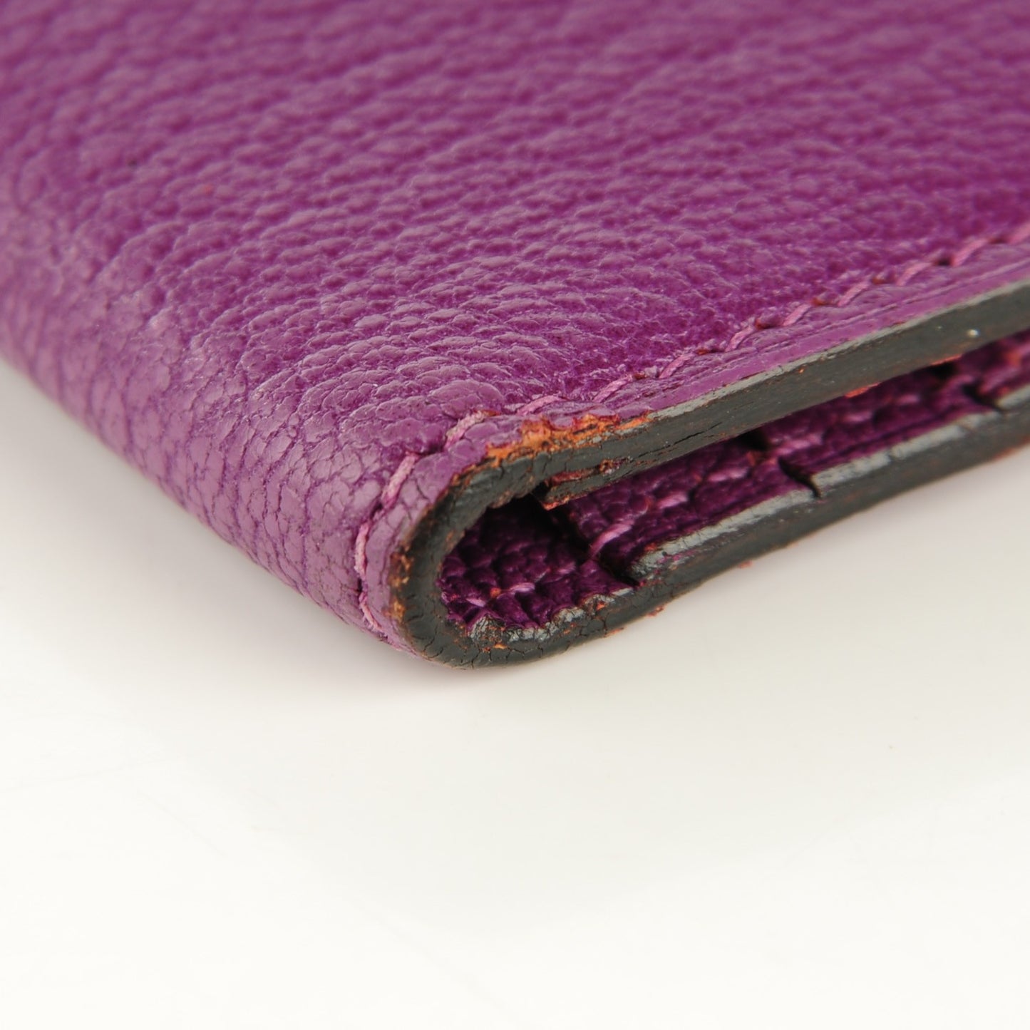 Chevre Mysore Bearn Gusset Wallet Cyclamen