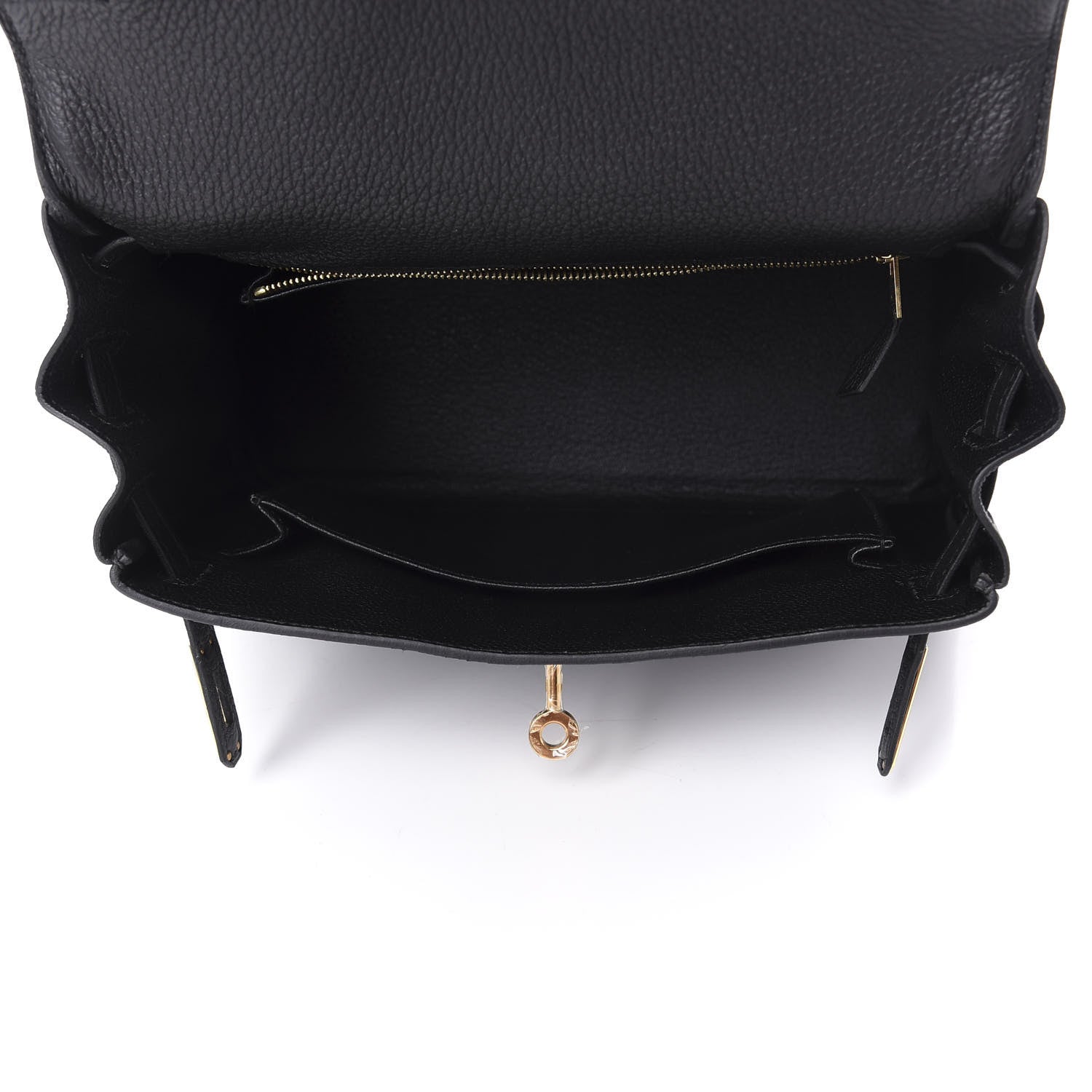 Hermes Togo Kelly Retourne 25 Black 6 of 11