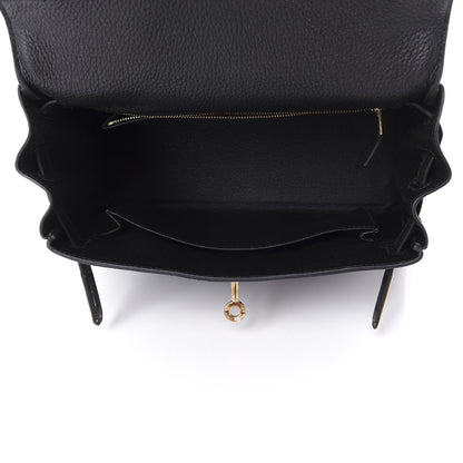 Hermes Togo Kelly Retourne 25 Black 6 of 11