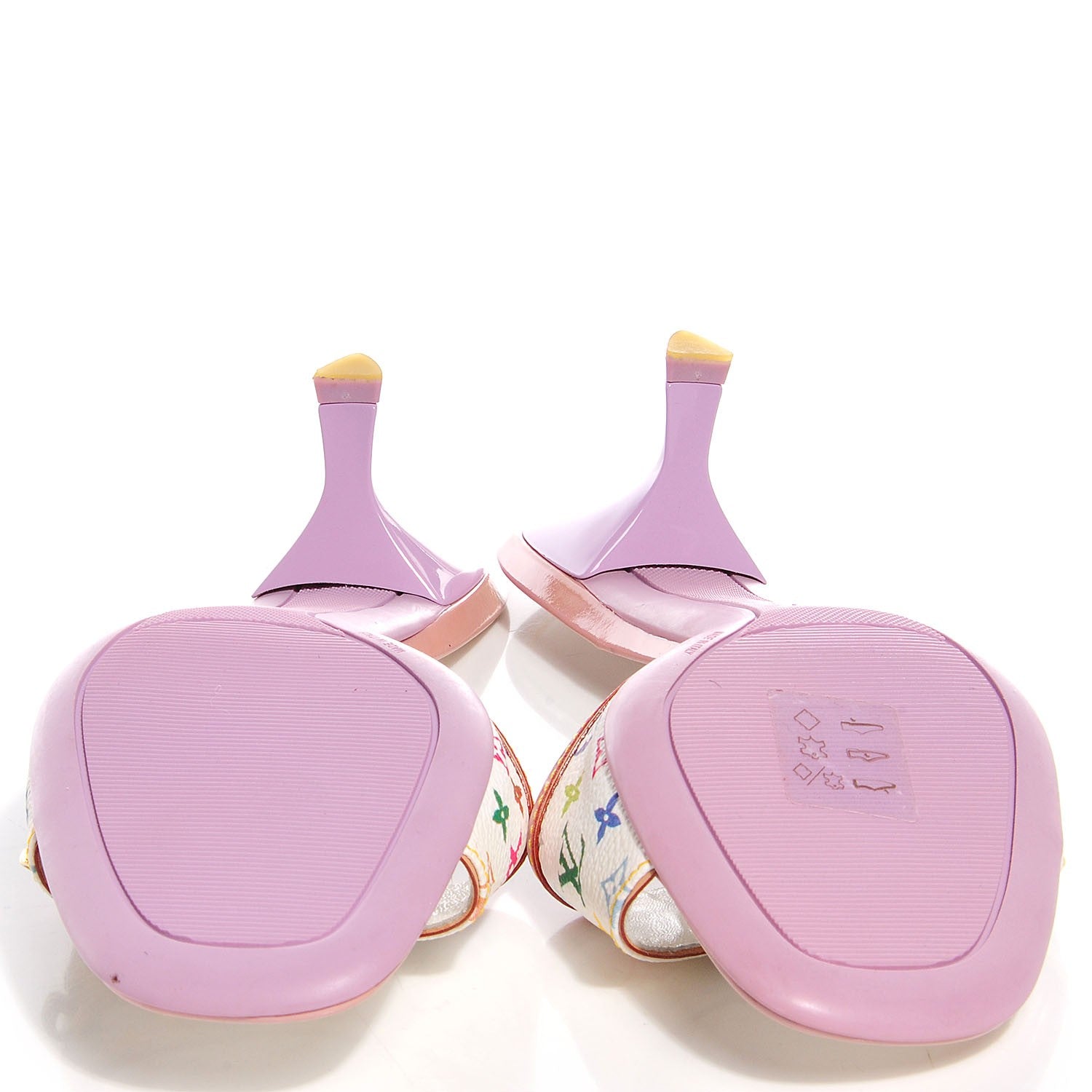 Louis Vuitton Monogram Multicolor Sandals 36.5 White 5 of 8