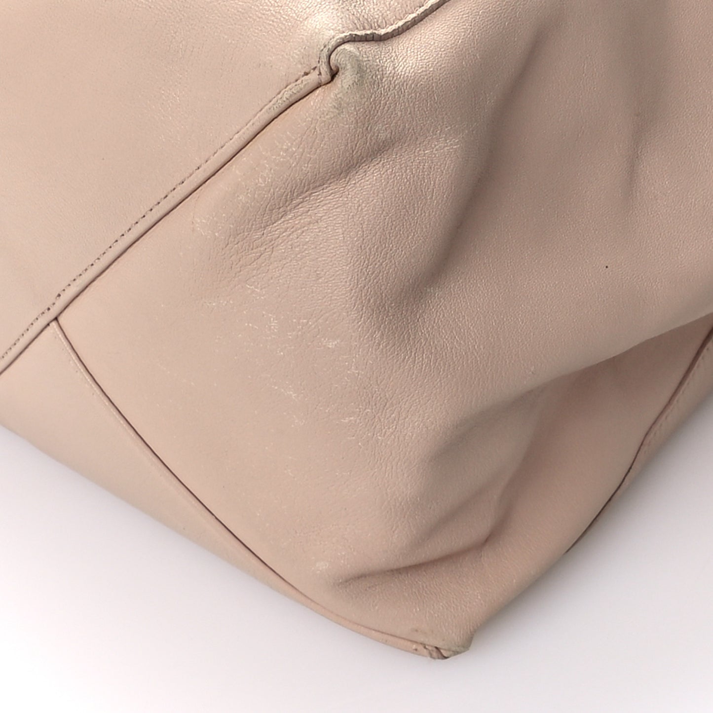 Lambskin Horizontal Cabas Beige